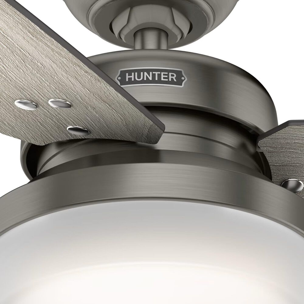 Hunter Sentinel 44&quot; Ceiling Fan with LED Lights in Brushed Slate, , large