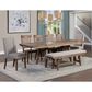 Steve Silver Riverdale 96" Dining Table in Driftwood - Table Only, , large