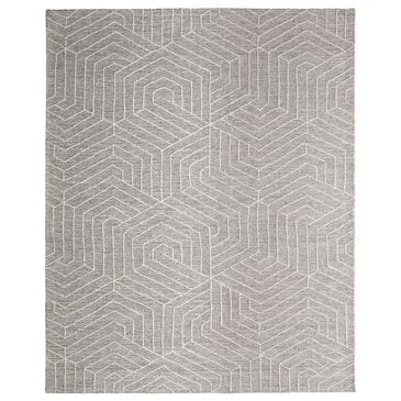 Feizy Emerson 5" x 8" Gray and Ivory Area Rug, , large