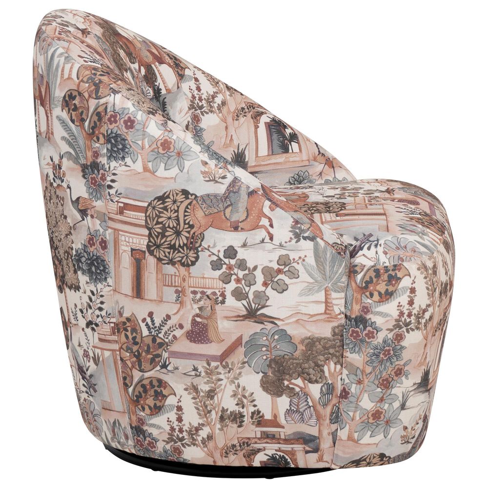 Linon Home Decor Carlos Swivel Chair in Multicolor, , large