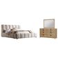 Simeon Collection Escape 3-Piece King Platform Bedroom Set in Natural Patina and Sandstone, , large