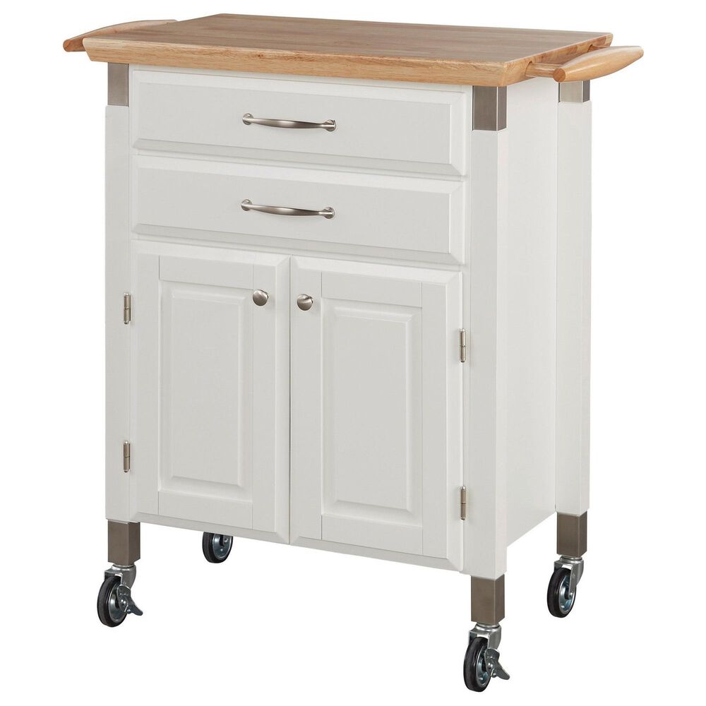 Homestyles Dolly Madison Kitchen Cart in Off-White, , large