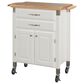 Homestyles Dolly Madison Kitchen Cart in Off-White, , large