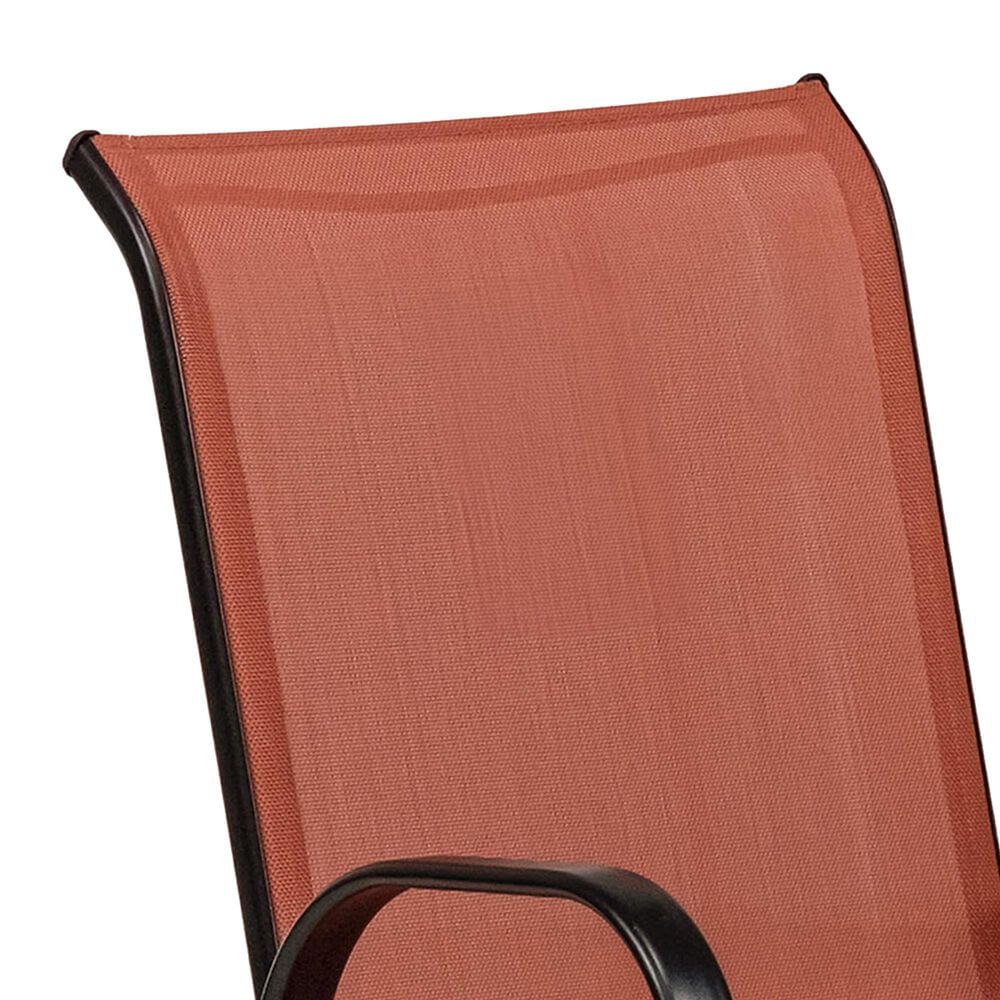 Furniture of America Nina Stacking Patio Arm Chair in Red &#40; Set of 2&#41;, , large