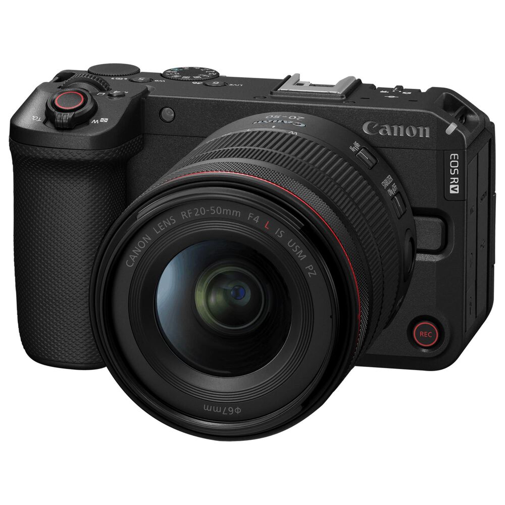 Canon EOS R6 V Mirrorless Digital Camera with RF 20-50mm F4 L IS USM PZ Lens Kit in Black, , large