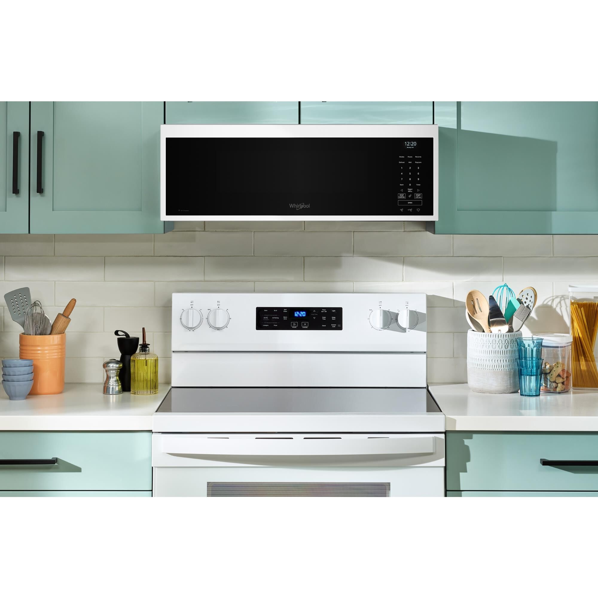 Whirlpool 1.1 Cu. Ft. Smart Low Profile Microwave Hood Combination