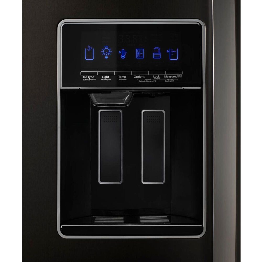 Whirlpool 28 Cu. Ft. 36-Inch Wide Side-by-Side Refrigerator in Black Stainless, , large