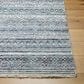Surya Pompei Dark Blue, Slate, Black, Brown, Off-White, Blue, Sky Blue and Light Gray 10" x 14" Area Rug, , large