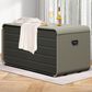 HOMLUX 200-Gallon Outdoor Storage Deck Box in Gray, , large