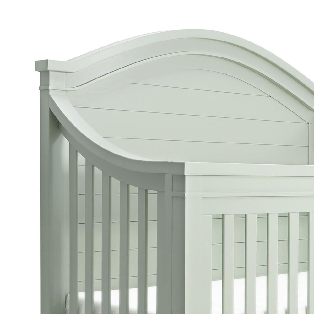Baby Appleseed Rowan Arch Top 4-In-1 Convertible Crib in Sage, , large