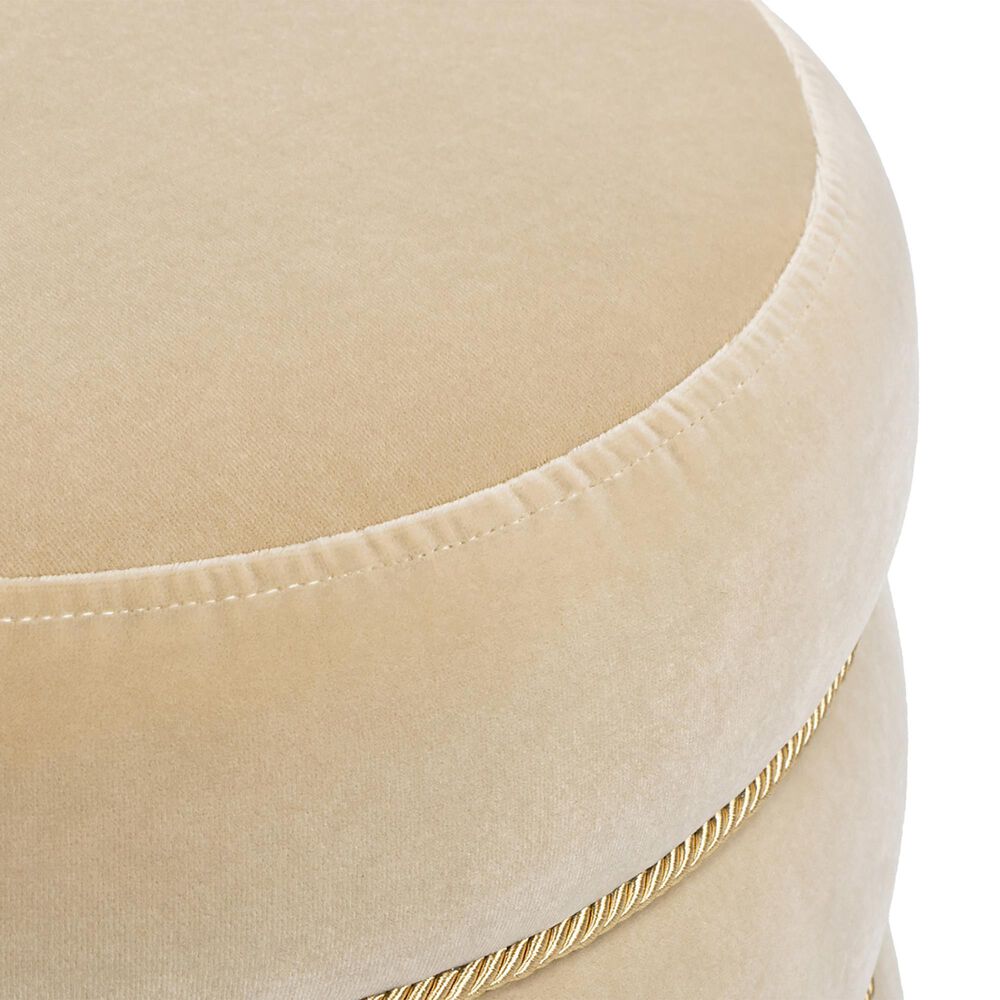 Jennifer Taylor Home Edward Pouf in Fawn Brown, , large