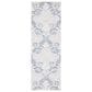 Safavieh Micro-Loop MLP539M 2"3" x 7" Blue and Ivory Runner, , large