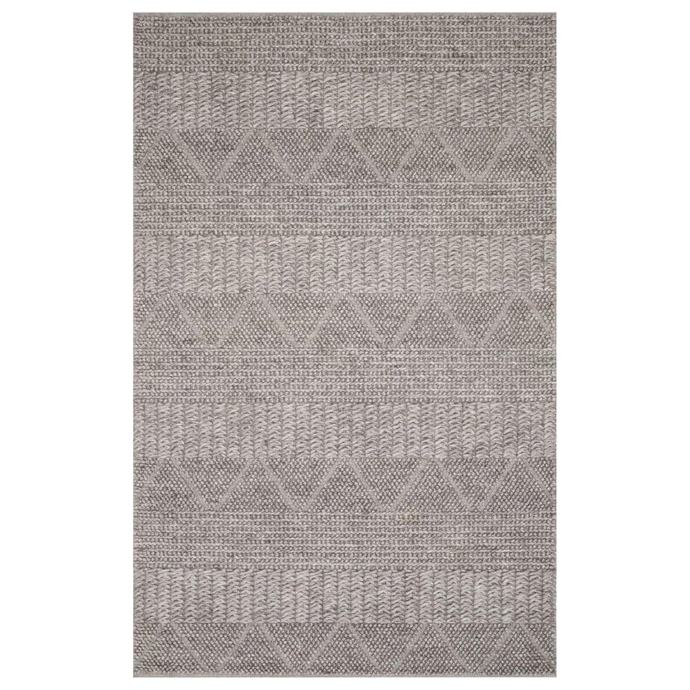 Magnolia Home Rowan ROW-01 5" x 7"6" Ash Area Rug, , large