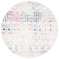 Safavieh Tulum 5" Round Ivory and Blue Area Rug, , large