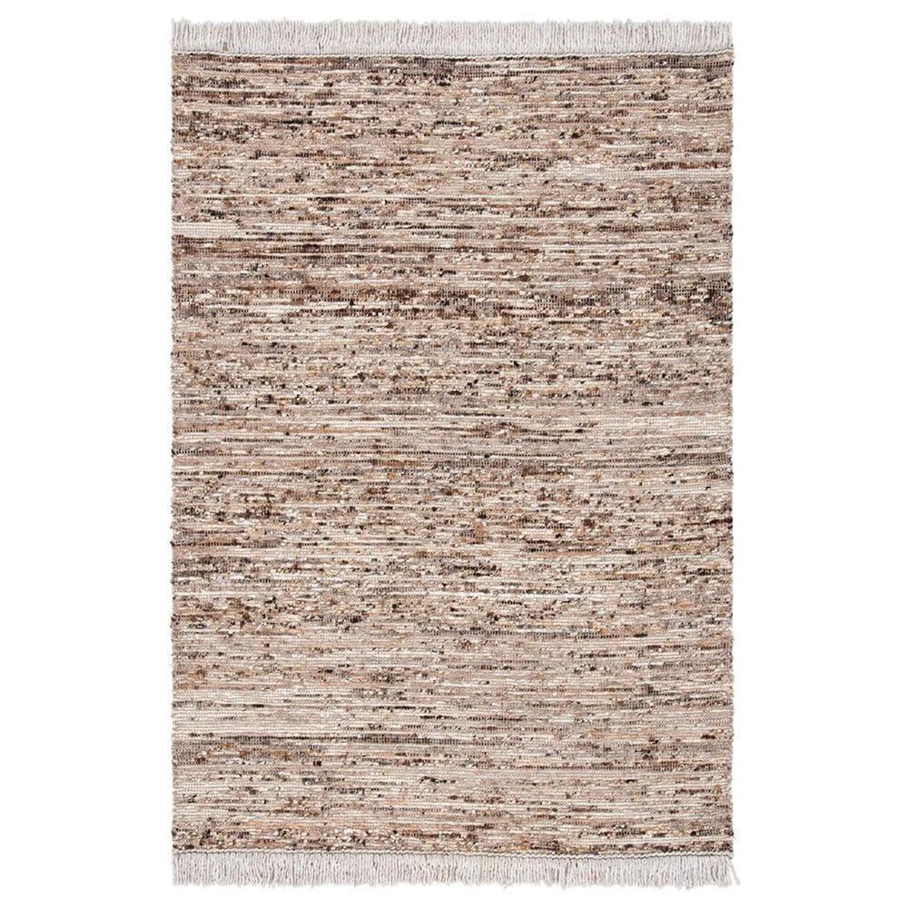 Safavieh Natura NAT327T 6" x 9" Brown and Ivory Area Rug, , large