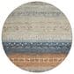 Dalyn Rug Company Karaj KJ7 8" Round Brown Indoor/Outdoor Area Rug, , large
