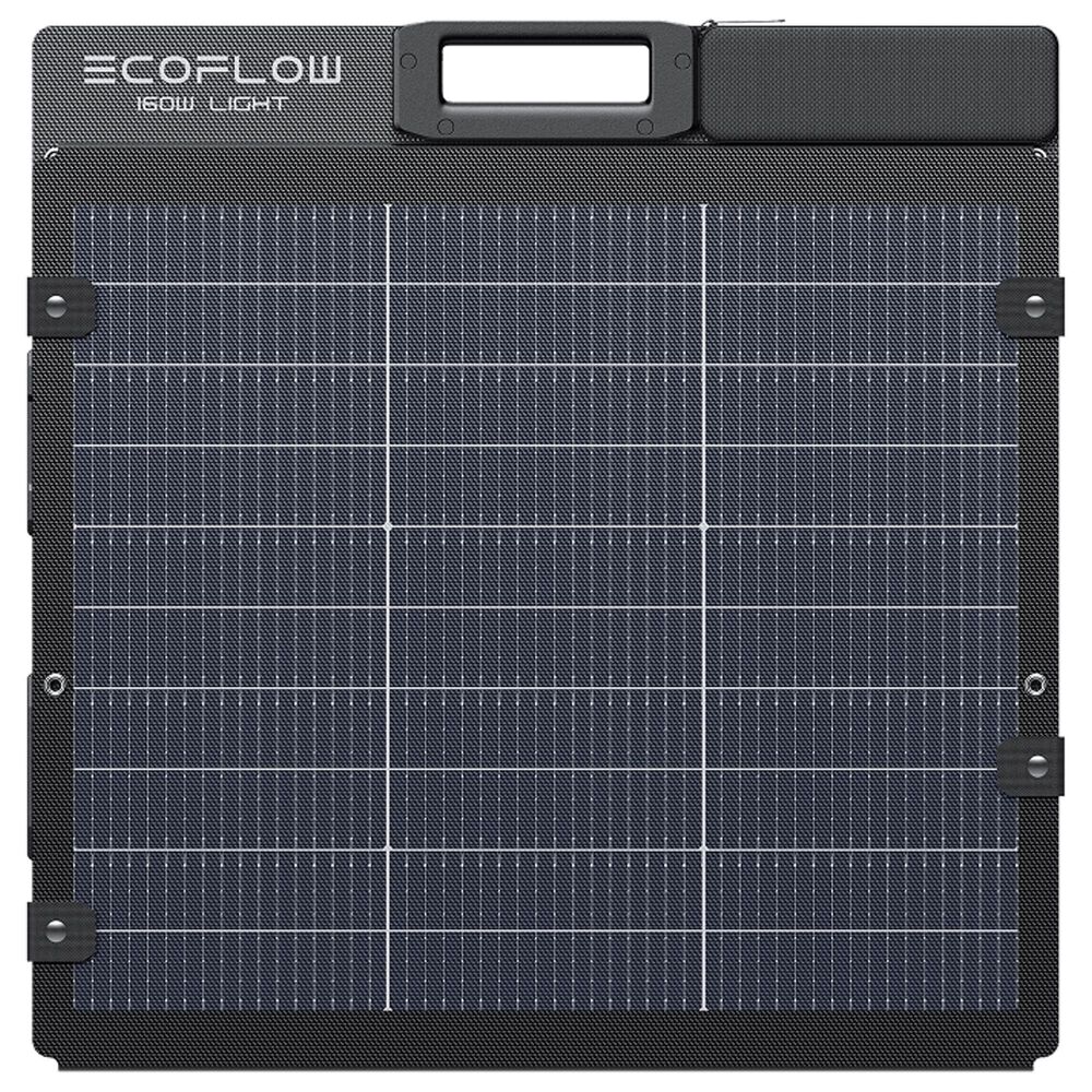 EcoFlow 160W Portable Solar Panel in Black, , large