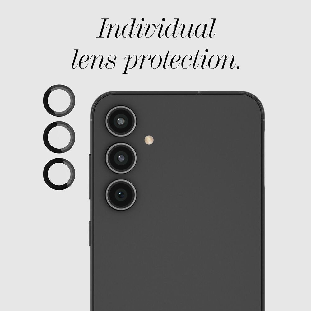 Case-Mate Aluminum Ring Camera Lens Protector for Samsung Galaxy S24 FE in Black, , large