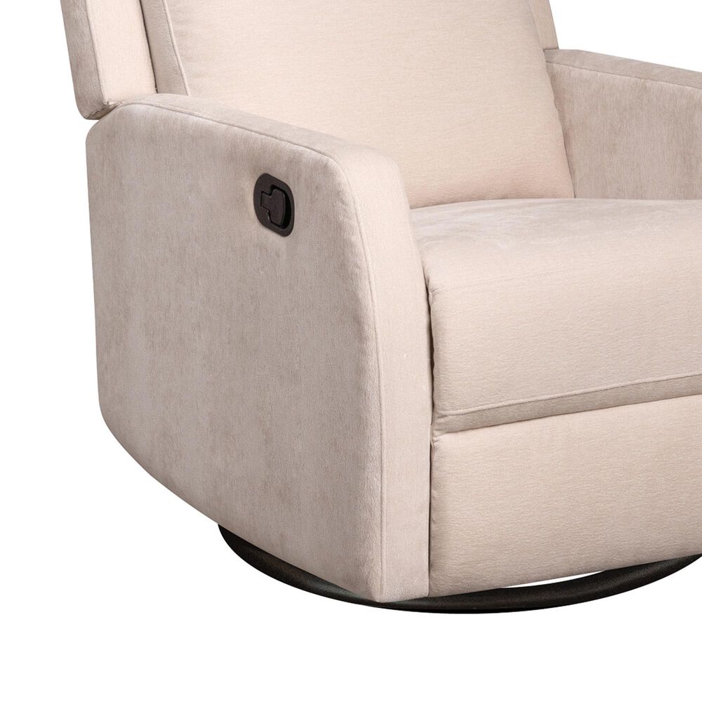 Eastern Shore Baker Swivel Manual Glider Recliner in Oatmeal, , large