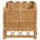 Baxton Studio Palm Rattan Pet Bed with Removable Cushion in Light Honey, , large
