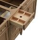 James Martin Brittany 72" Double Bathroom Vanity in Pecan with 3 cm Carrara Marble Top and Rectangular Sinks, , large