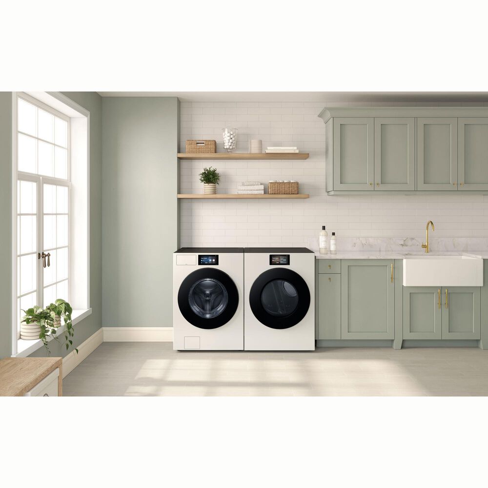 Samsung Bespoke 7.6 Cu. Ft. Ultra Capacity Front Load Electric Dryer with AI Home and AI OptiDry+ in Ivory, , large