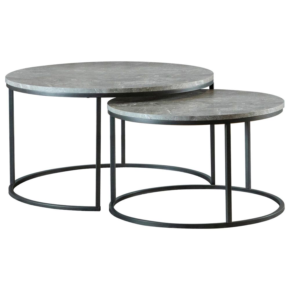 Ashley 5-Piece Living Room Set in Gray, , large