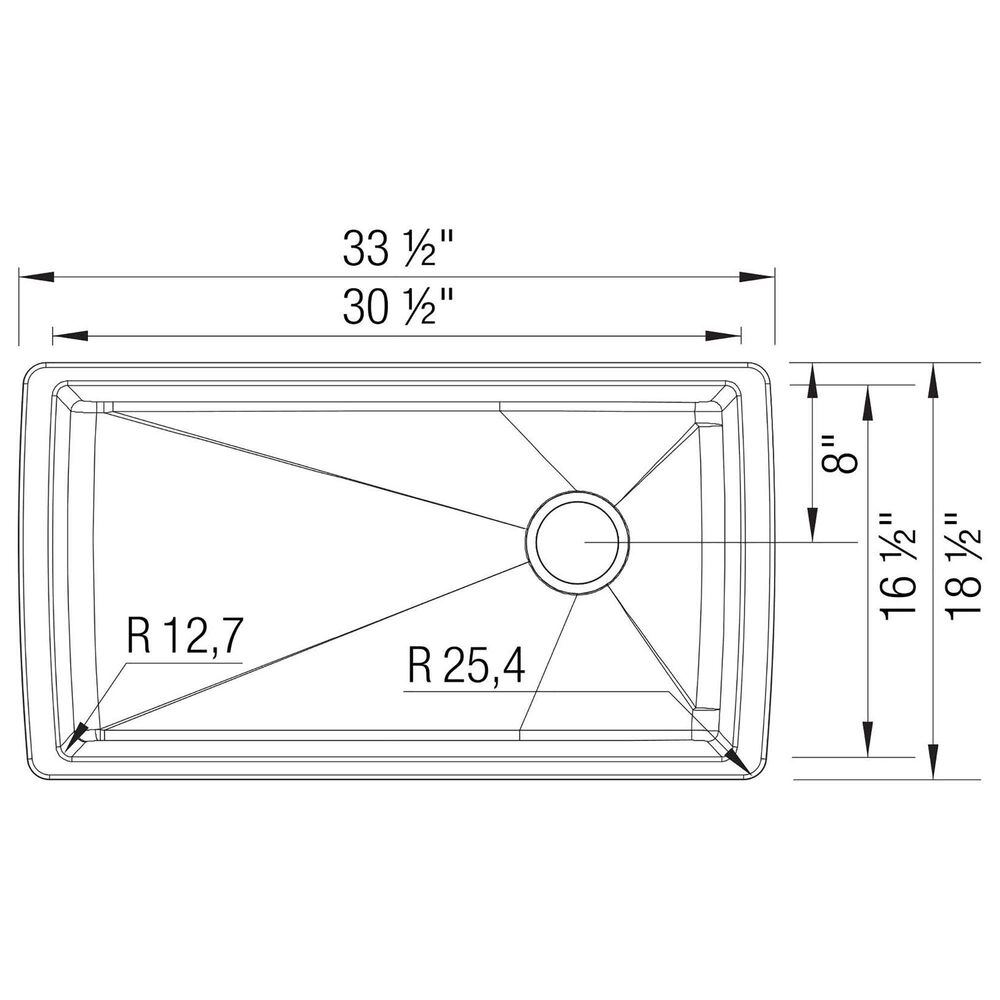 Blanco Diamond Super Single Bowl Kitchen Sink in Soft White, , large