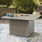 Ashley Carisbo Square Fire Pit Table in Beige, , large