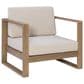 Linon Home Decor Silas Patio Arm Chair in Beige, , large