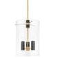 Troy Lighting Adonis 3-Light Lantern in Vintage Brass, , large