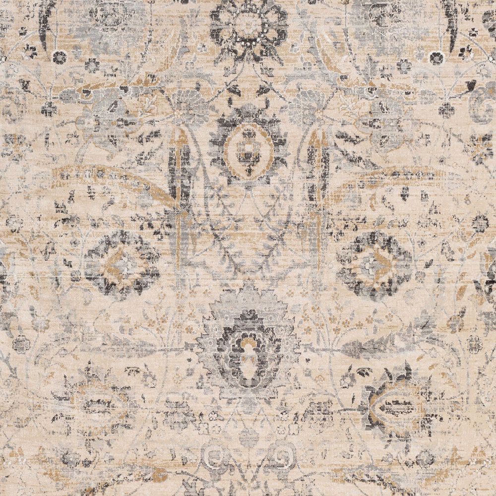 Surya Indigo 8&#39;7&quot; x 12&#39;4&quot; Charcoal, Beige, Black, Gray, Mustard and Off-White Area Rug, , large