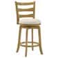 Armen Living Melindra Swivel Counter Height Stool in Putty Brown, , large