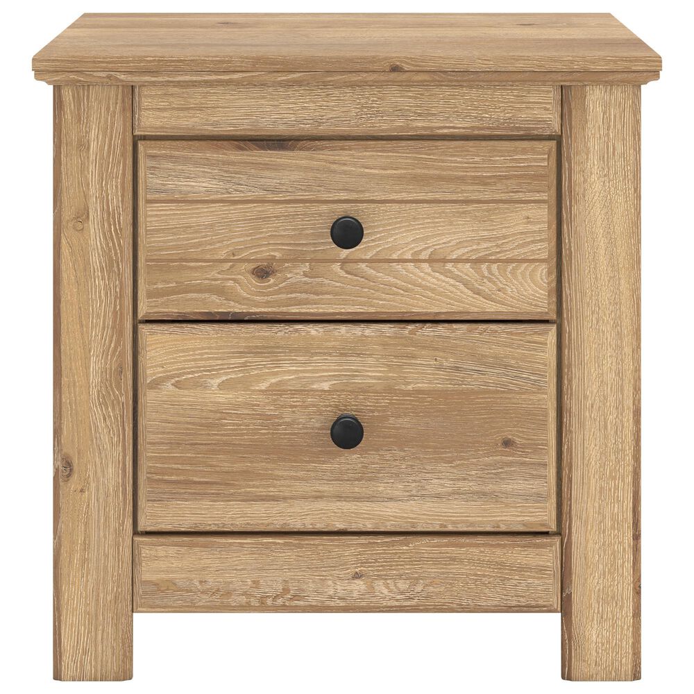 Ashley Makidern 4-Piece Twin Storage Bedroom Set with Four Drawers in Natural Brown, , large