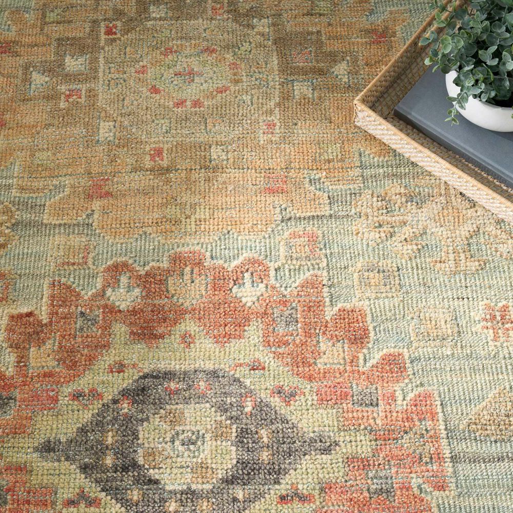 Nourison Heritage Vine HTV02 Light Blue 12&#39; x 15&#39; Area Rug, , large