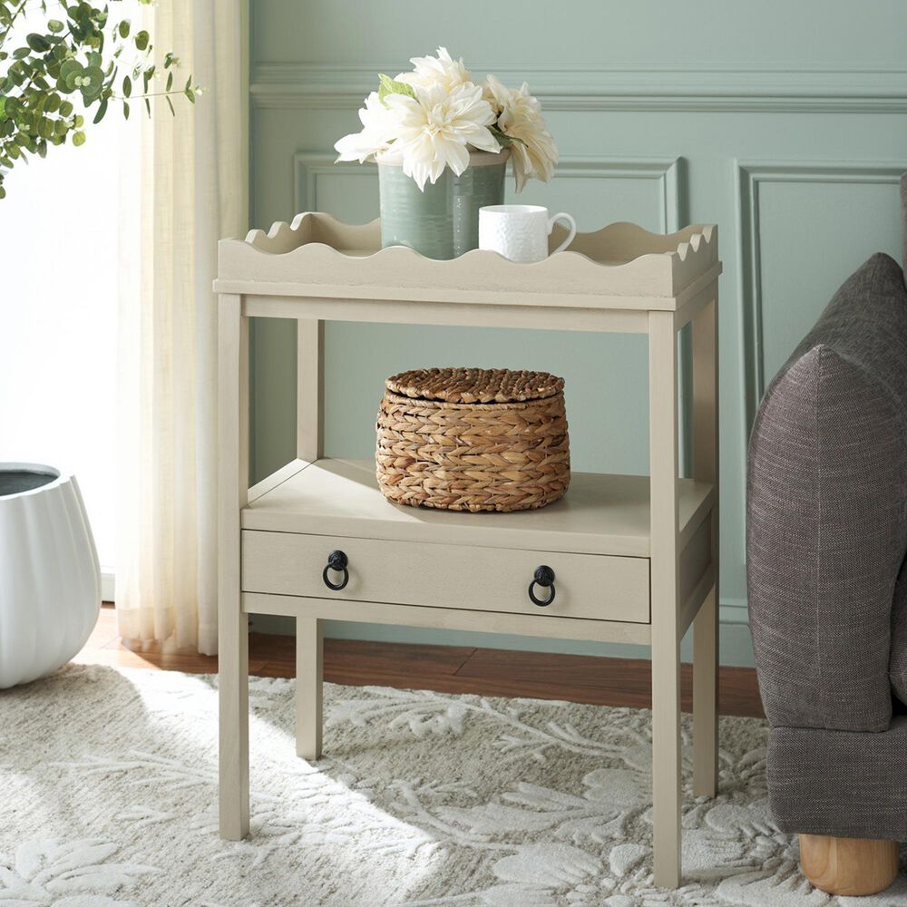 Safavieh Darlyn Rectangle Accent Table in Sand, , large