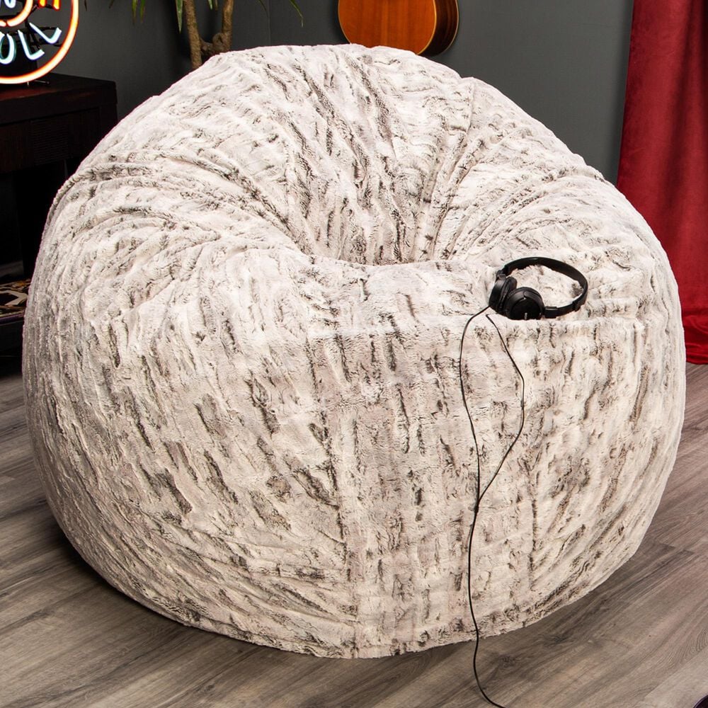 Jaxx Cocoon 6&#39; Large Bean Bag Chair in Silver, , large