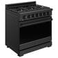 Thor Kitchen Gordon Ramsay Series 36" Professional Gas Range in Black, , large
