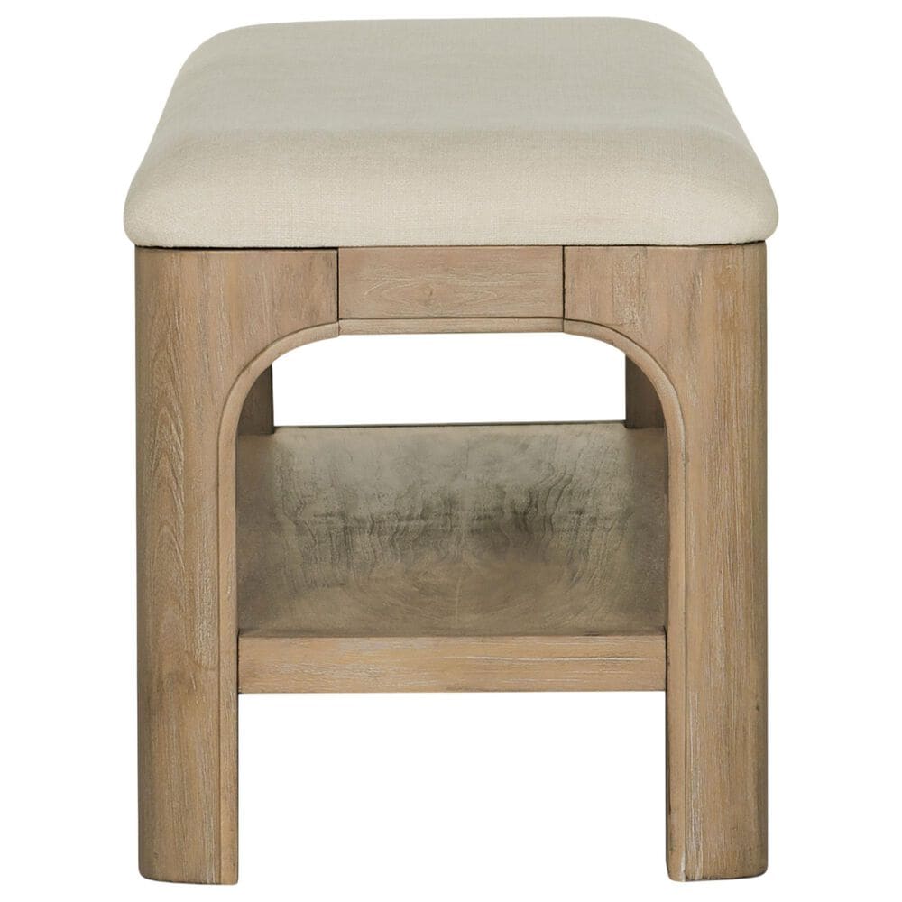 Coaster Solano Upholstered Bench in Beige, , large