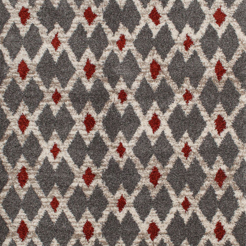 Central Oriental Tulsa Kiernan 5&#39; x 7&#39;3&quot; Armor Grey and Rust Area Rug, , large