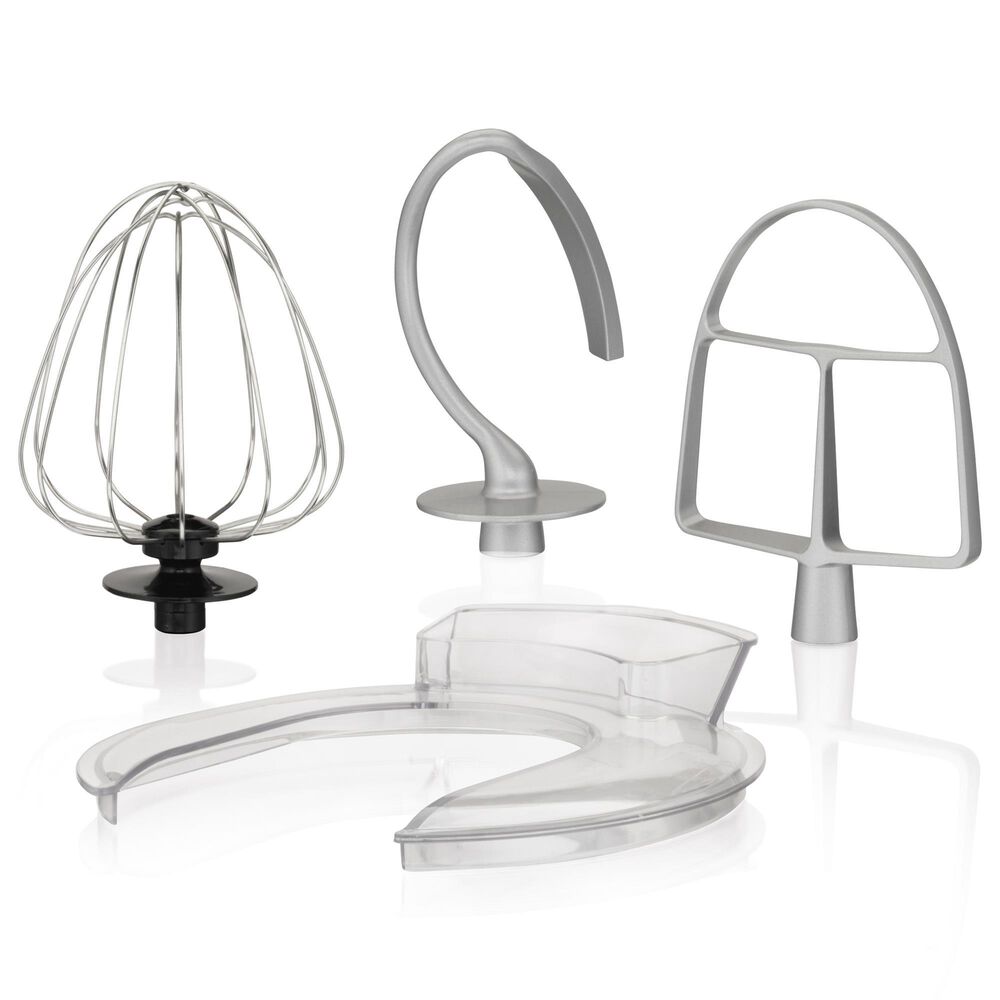 Hamilton Beach 4-Quart Stand Mixer with Top Handle in Silver, , large