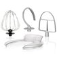 Hamilton Beach 4-Quart Stand Mixer with Top Handle in Silver, , large