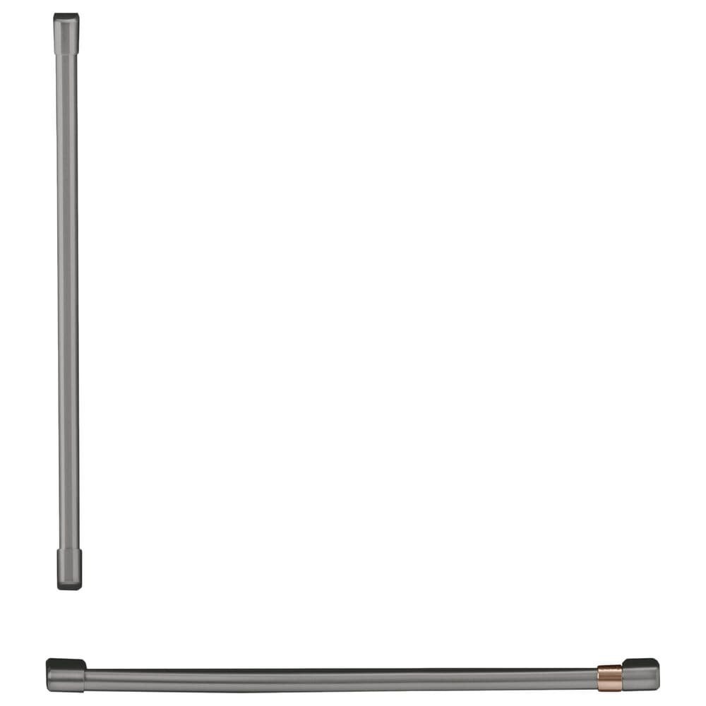 Cafe Built-In Bottom Freezer Refrigeration Handle Kit in Brushed Black, , large