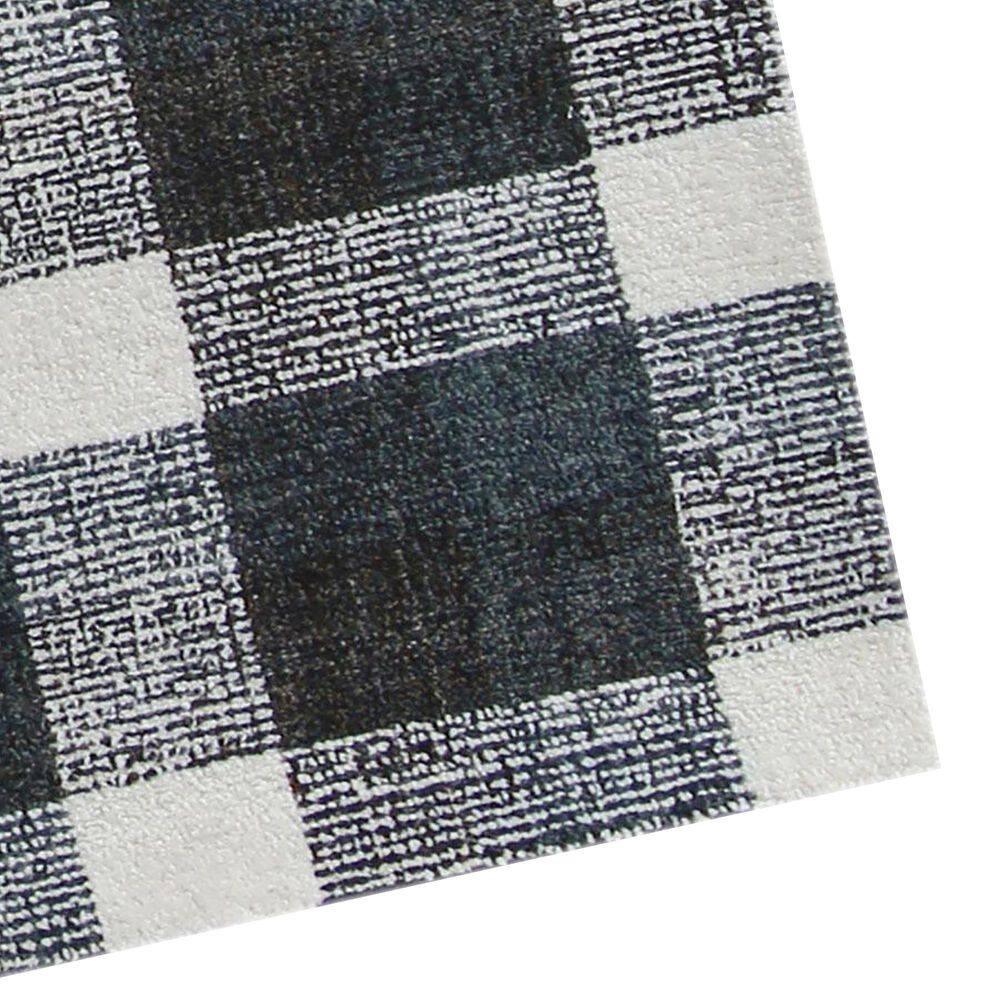 Amer Rugs Tartan 9&#39; x 13&#39; Charcoal Area Rug, , large