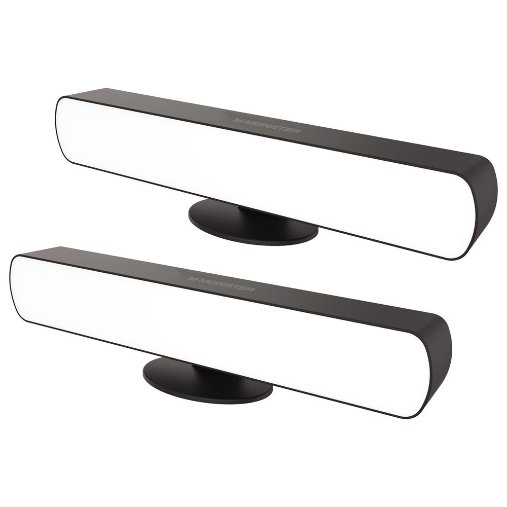 Monster LED Light Bar with Multi-Position Base in Black &#40;Set of 2&#41;, , large