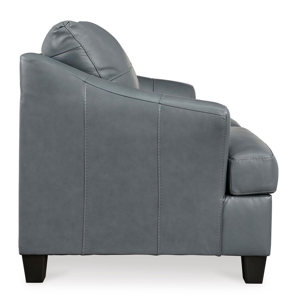 Ashley Genoa Leather Sofa and Loveseat in Steel, , large