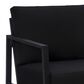 Linon Home Decor Holland Patio Armchair in Black, , large