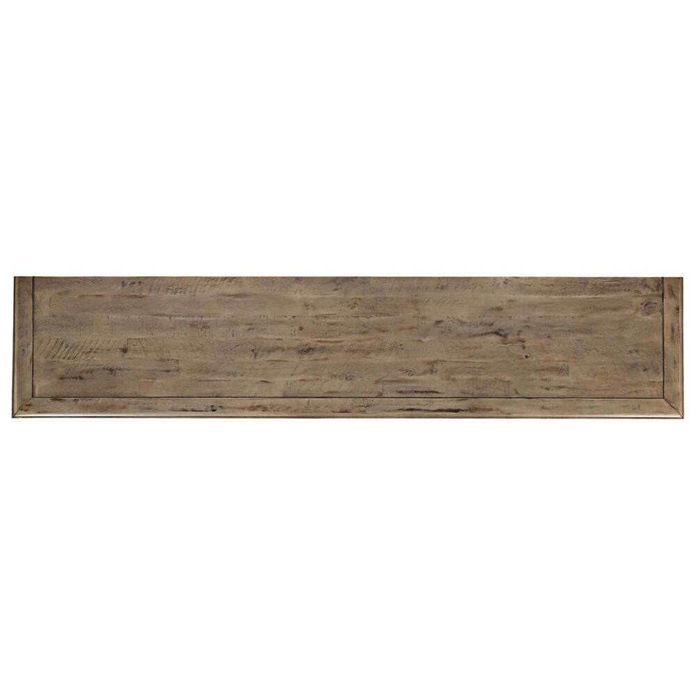 Waltham Rustic Shores 70&quot; Accent Cabinet in Weathered Gray, , large