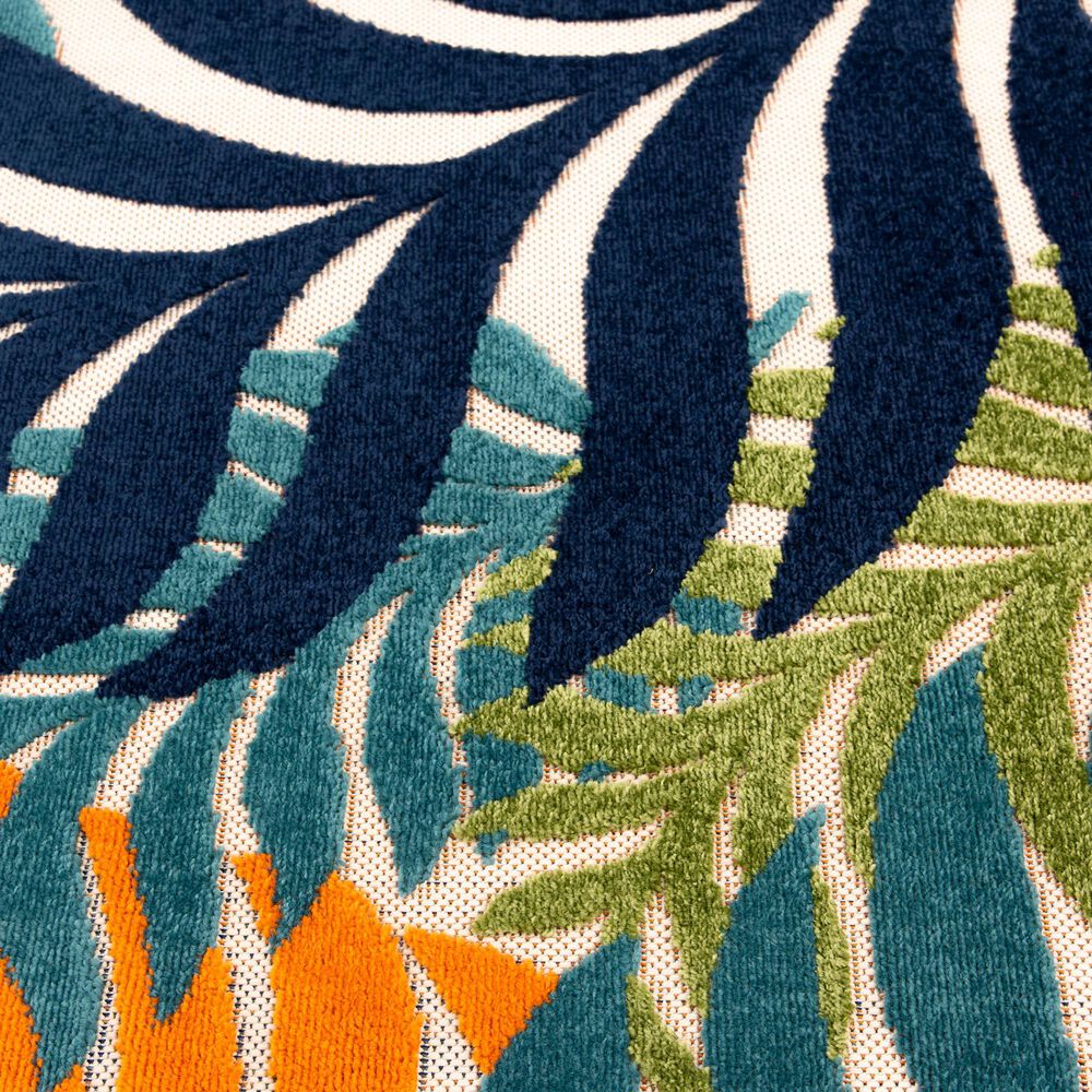 Central Oriental Fontana Hamish 2&#39;2&quot; x 3&#39; Cream and Blue Area Rug, , large