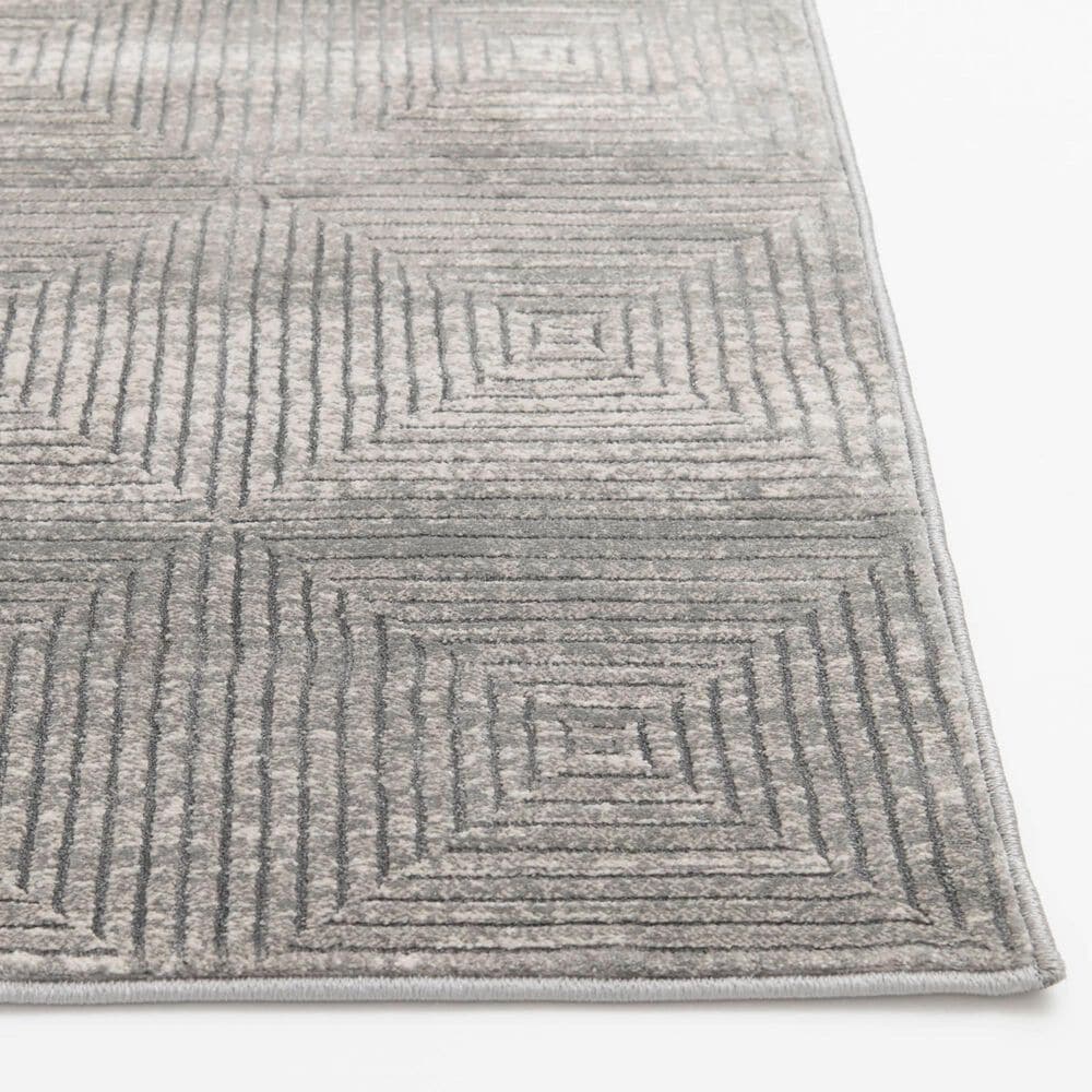 Central Oriental Clearwater Barris 7&#39;10&quot; x 9&#39;10&quot; Oyster and Ghost Area Rug, , large